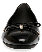 Anne Klein Women's Luci Cap Toe Ballet Flats