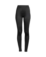 Lands' End Women's Petite Silk Interlock Long Underwear Leggings Pants