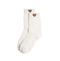 Stems Heart Lace Crew Socks