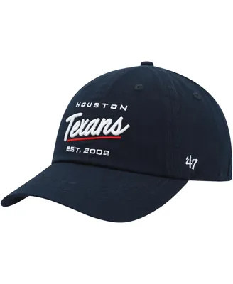 Women's '47 Brand Navy Houston Texans Sidney Clean Up Adjustable Hat