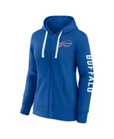 Women's Fanatics Heather Royal Buffalo Bills Plus City Ties Full-Zip Hoodie