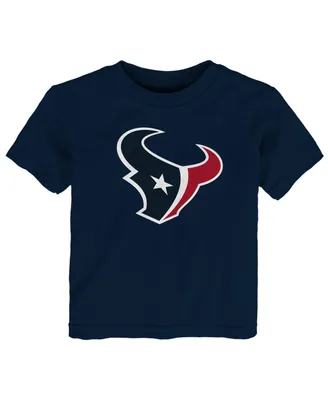 Toddler Boys and Girls Navy Houston Texans Primary Logo T-shirt