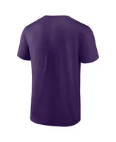 Men's Fanatics Purple Baltimore Ravens 2023 Afc North Division Champions Big and Tall T-shirt