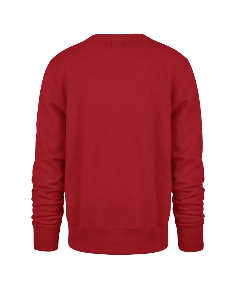 Men's '47 Brand Scarlet San Francisco 49ers Imprint Headline Pullover Sweatshirt