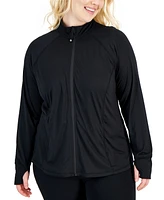 Id Ideology Plus Essential Full-Zip Jacket, Created for Macy's