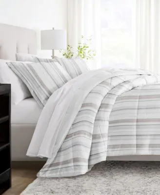 Ienjoy Home Vertical Stripe Comforter Sets