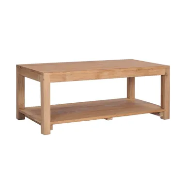 Coffee Table 39.4"x19.7"x15.7" Solid Wood Teak