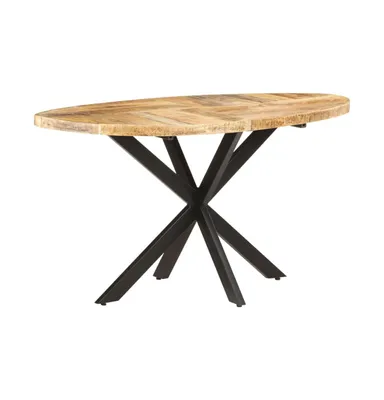 Dining Table 55.1"x31.5"x29.5" Solid Mango Wood