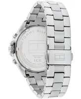 Tommy Hilfiger Women's Multifunction Silver-Tone Stainless Steel Watch 40mm