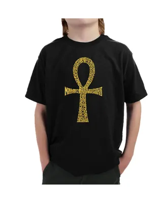 Boy's Word Art T-shirt - Ankh