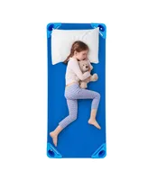 Pack of 6 Kids Stackable Naptime Cot 52'' L x 23'' W Daycare Rest Mat