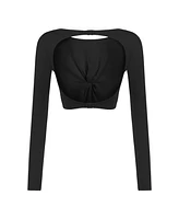 Women's Crop Top with Knot