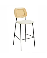 Tov Furniture 2 Pcs Rattan Counter Stool