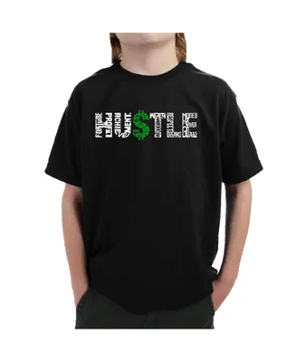 Boy's Word Art T-shirt - Hustle
