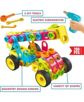 Contixo - Kids Toy Magnet Tiles -3D Building Blocks Stem Construction