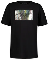 Calvin Klein Big Boys Fancy Box Short Sleeve T-shirt