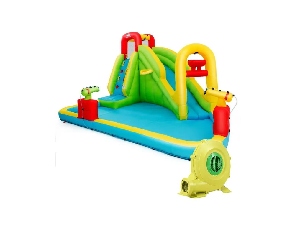 Inolait Outdoor Inflatable Water Bounce House with 480W Blower