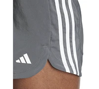 adidas Women's Pacer Training 3-Stripes Woven High-Rise Shorts