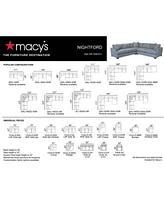 Nightford Fabric Sectional Collection Created For Macys