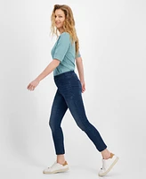 Style & Co Women's Mid-Rise Pull-On Capri Jeans Leggings, Created for Macy's