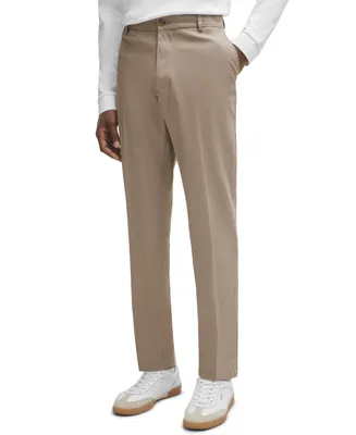 Boss by Hugo Men's Patterned Regular-Fit Trousers