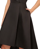 Adrianna Papell Women's Cap-Sleeve High-Low-Hem Dress