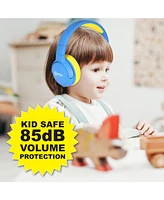 Contixo KB05 Kids Bluetooth Wireless Headphones -Volume Safe Limit 85db -On-The-Ear Adjustable Headset