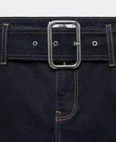 Mango Women's Belt Detail Flared Jeans
