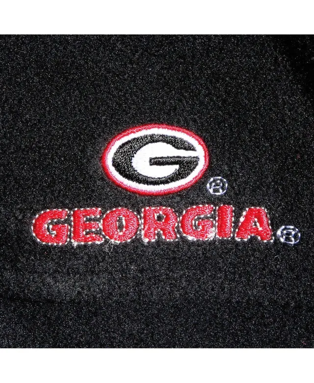 Lids Georgia Bulldogs Columbia Lodge Quarter-Zip Hoodie - Black