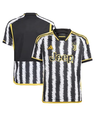 Big Boys and Girls adidas Black Juventus 2023/24 Home Replica Jersey