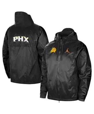 Men's Jordan Black Phoenix Suns Authentic Statement Edition Full-Zip Windbreaker