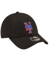 Men's New Era Black New York Mets Alternate The League 9FORTY Adjustable Hat
