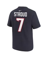 Little Boys and Girls Nike C.j. Stroud Navy Houston Texans Player Name Number T-shirt