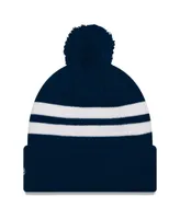 Men's New Era Navy Dallas Cowboys 2023 Nfc East Division Champions Cuffed Knit Hat with Pom