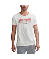 Lucky Brand Men's Short Sleeve Budweiser Bowtie T-shirt