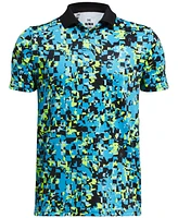 Under Armour Big Boys Performance Printed Polo Shirt - Capri / High