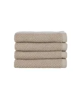 Nate Home by Berkus Cotton Textured Weave Washcloths - Set of 4