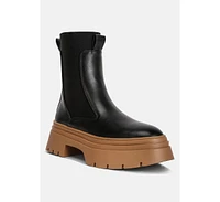 Womens ronin high top chunky chelsea boots