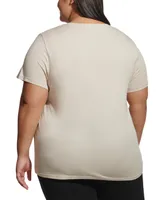 Calvin Klein Performance Plus Size Short-Sleeve Logo Tee