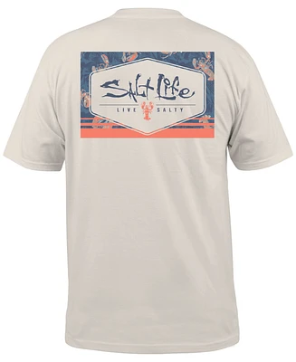 Salt Life Men's Rockin Lobster Graphic Print Short-Sleeve T-Shirt