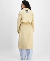 Hugo Women's Button-Front Trench Coat