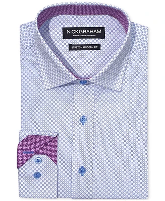 Nick Graham Men's Four-Leaf Clover Dress Shirt