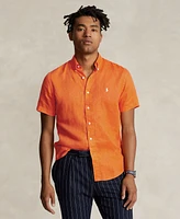 Polo Ralph Lauren Men's Short-Sleeve Linen Button-Up