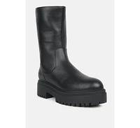 Women's Lewisa Panelled Lug Sole Boots