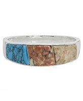 Robert Lee Morris Soho Semi-Precious Mixed Stone Bangle Bracelet