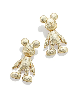 Women's Baublebar Mickey Mouse Gold-Tone Fleck 3D Earrings - Gold