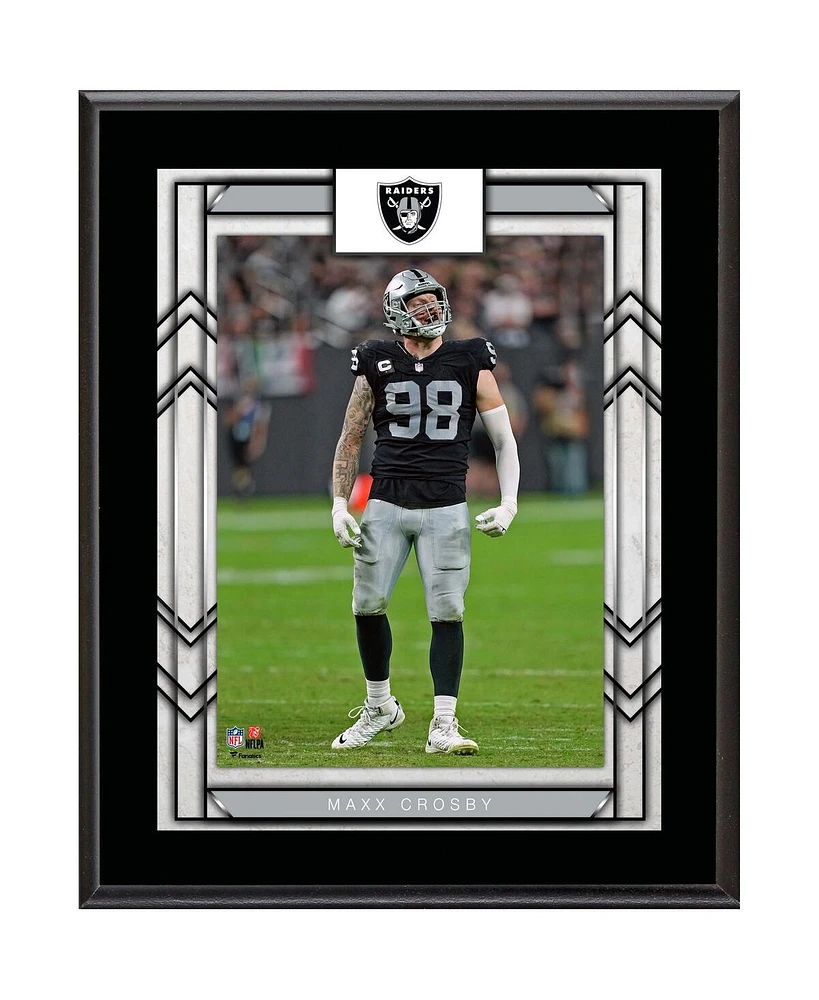 Maxx Crosby Las Vegas Raiders 10.5" x 13" Sublimated Player Plaque