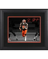 Kareem Hunt Cleveland Browns Framed 11" x 14" Spotlight Photograph - Facsimile Signature