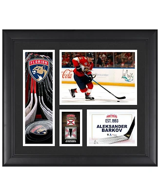 Aleksander Barkov Florida Panthers Framed 15" x 17" Player Collage with a Piece of Game-Used Puck