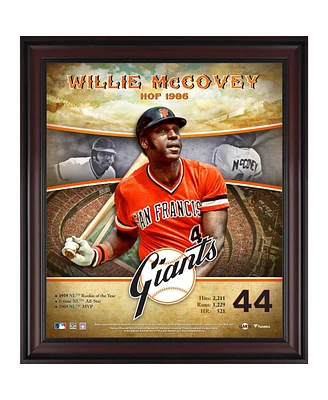 Willie Mccovey San Francisco Giants Framed 15" x 17" Hall of Fame Career Profile